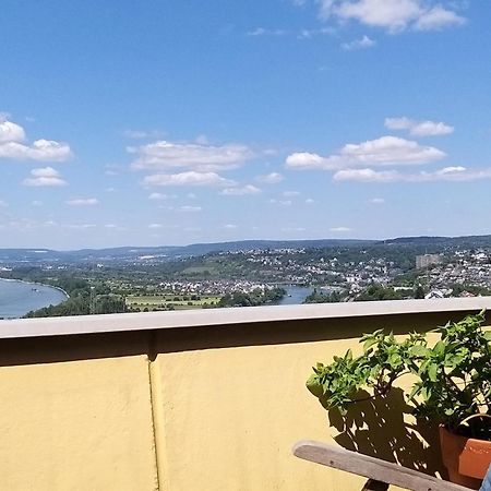 Rheinblick Am Rheinsteig Zur Festung Ehrenbreitstein Mit Balkon Und Sauna Urbar  Esterno foto