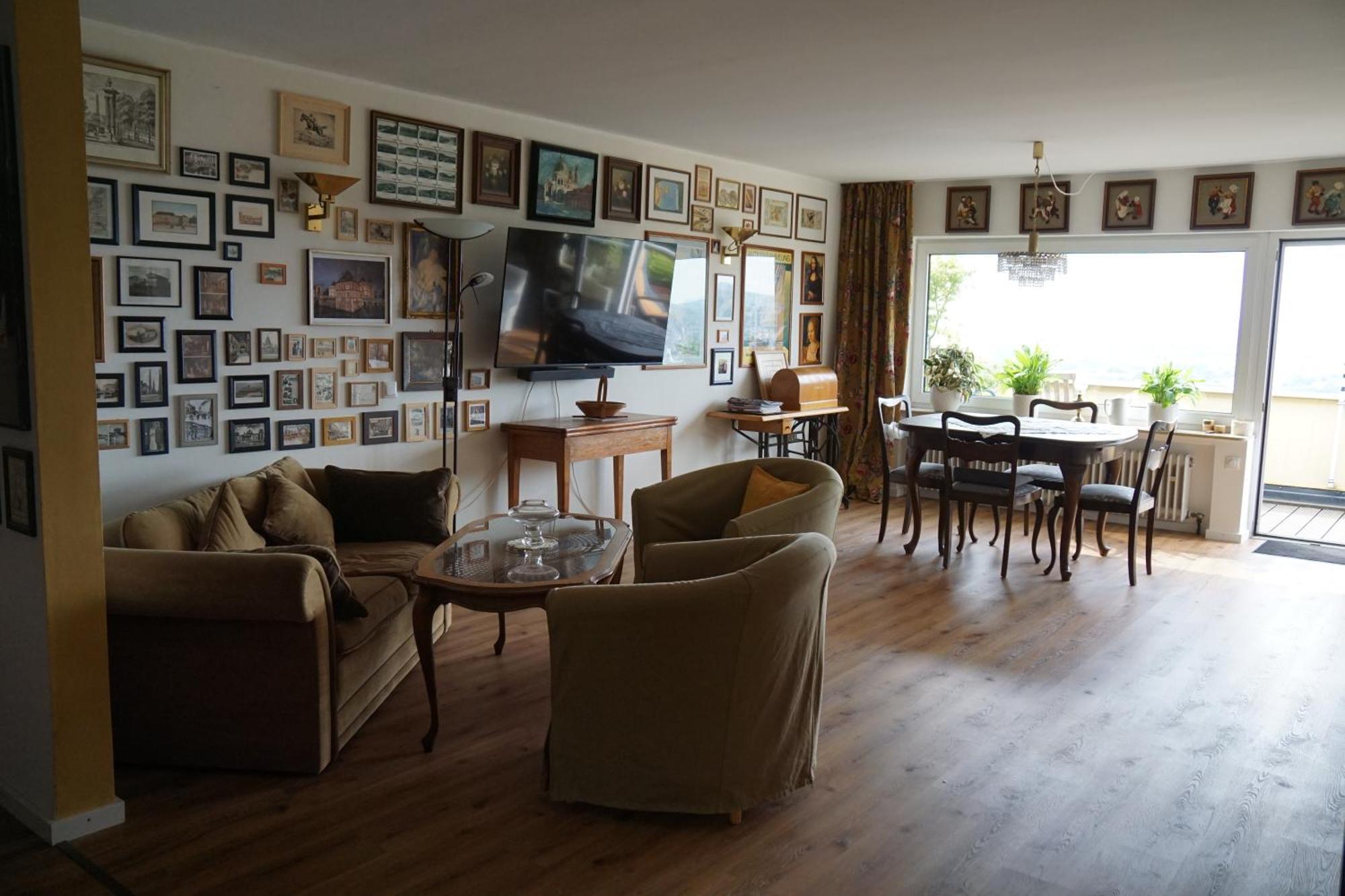 Rheinblick Am Rheinsteig Zur Festung Ehrenbreitstein Mit Balkon Und Sauna Urbar  Esterno foto